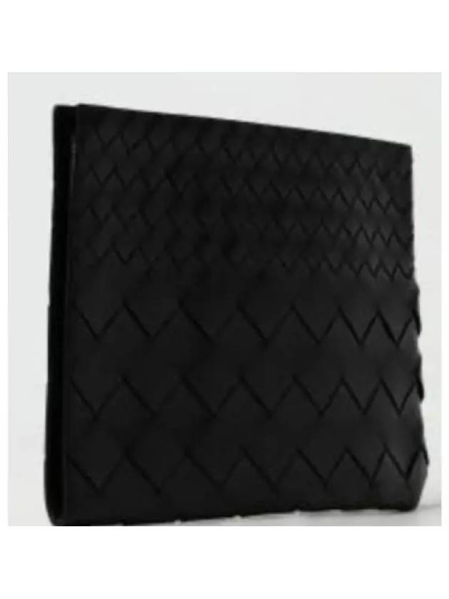 Intrecciato Clutch Bag Black - BOTTEGA VENETA - BALAAN 2