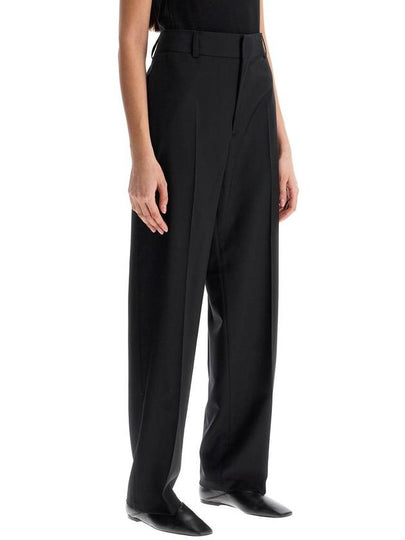 high-waisted black wool dress pants regular fit - FILIPPA-K - BALAAN 2