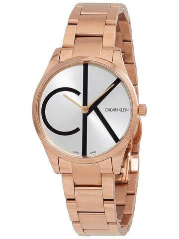 Calvin Klein Quartz Silver Dial Ladies Watch K4N23X46 - CALVIN KLEIN - BALAAN 1