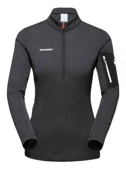 Women's Aenergy Light ML Half Zip Full Long Sleeve T-Shirt Black - MAMMUT - BALAAN 2