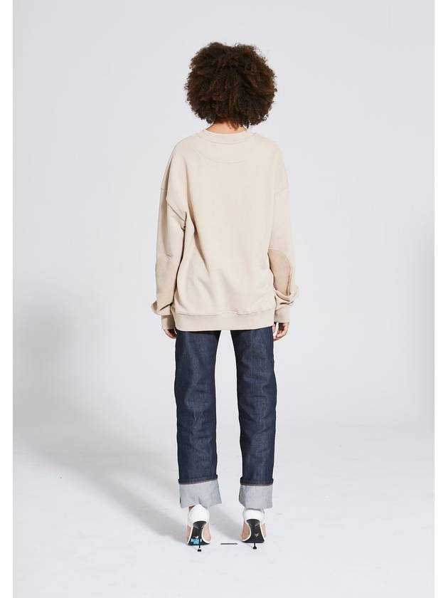 women's line color scheme sweatshirt beige - MOTH - BALAAN 4