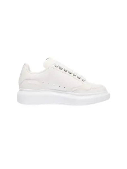 Larry Two Tone Suede Leather Low Top Sneakers White - ALEXANDER MCQUEEN - BALAAN 2