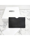 Embossed Numeric Logo Leather Card Wallet Black - MAISON MARGIELA - BALAAN 3