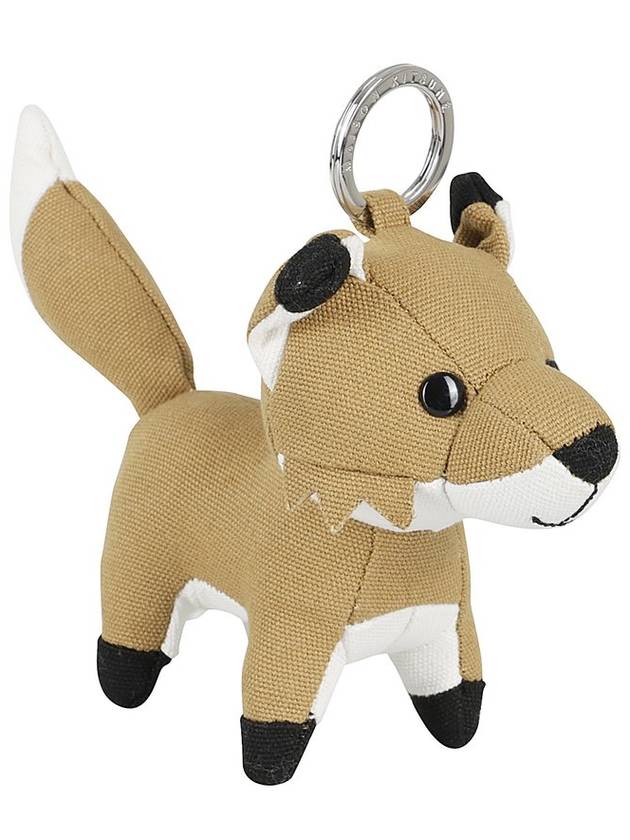 Fox Bag Charm Key Holder Chestnut - MAISON KITSUNE - BALAAN 1