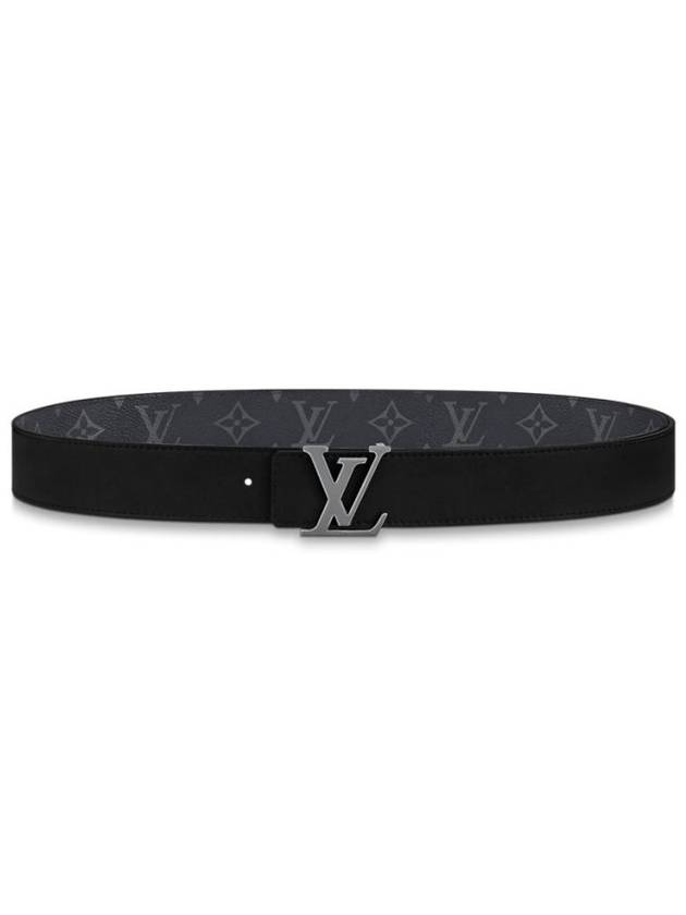 LV Initiales 35MM Reversible Belt Grey - LOUIS VUITTON - BALAAN 3