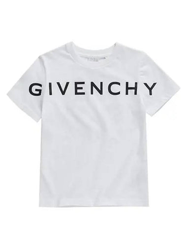 H25447 10P Star Logo Print Junior Short Sleeve T Shirt - GIVENCHY - BALAAN 1