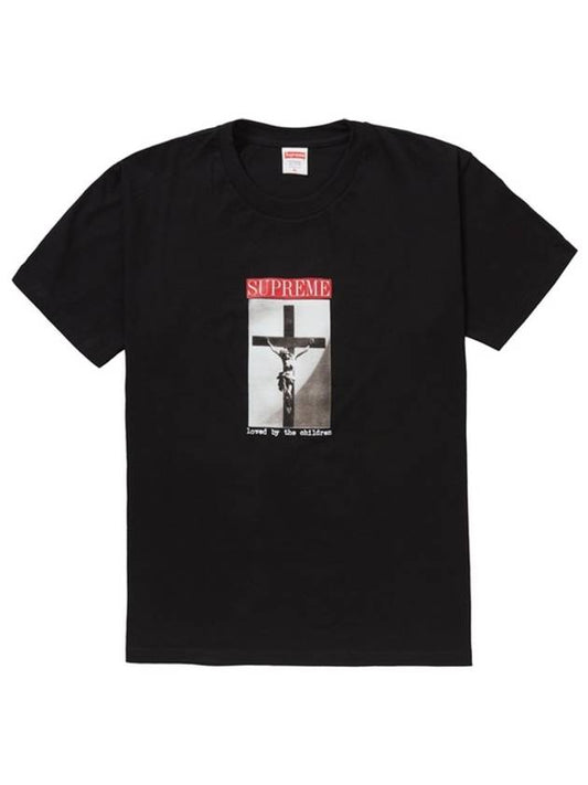 Loved by Children Short Sleeve TShirt Loved Black - SUPREME - BALAAN 1