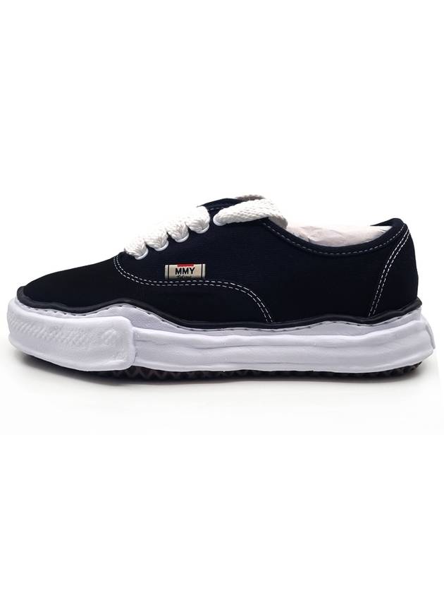 Baker OG Sole Canvas Low Top Sneakers Black - MAISON MIHARA YASUHIRO - BALAAN 3