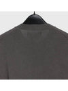 Wappen Patch Crew Neck Cotton Knit Top Grey - STONE ISLAND - BALAAN 5