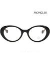 Glasses frame ML5055 001 black horn rim - MONCLER - BALAAN 3