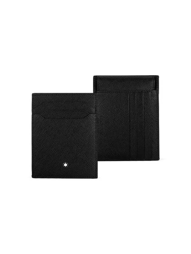 Sartorial 4CC Leather Card Wallet Black - MONTBLANC - BALAAN 2