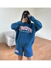 AU Australian World League Sweatshirt ST135301 Pigment Blue WOMENS - STUSSY - BALAAN 7