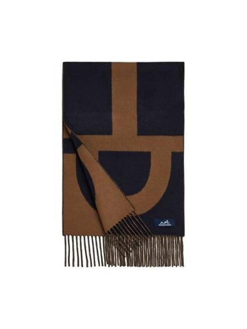 Casaque Grand Mors Muffler Marine Bronze - HERMES - BALAAN 1