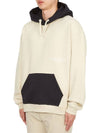 Marina Oversized Cotton Hoodie Ivory - STONE ISLAND - BALAAN 3