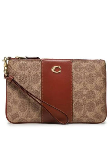 Handbag Ctd Cn V Sig Sml Wrl CI189 Tan Rust B4 Mini Bag 499217 - COACH - BALAAN 1