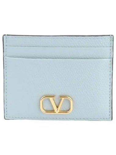 Logo Signature Card Case Women s Wallet - VALENTINO - BALAAN 1