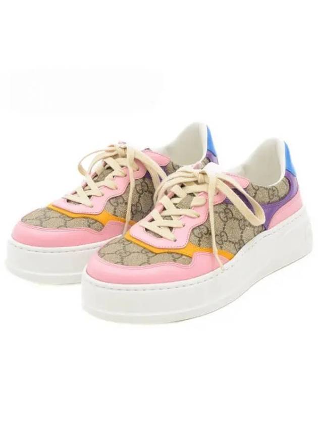 GG Supreme Canvas Low Top Sneakers - GUCCI - BALAAN 2