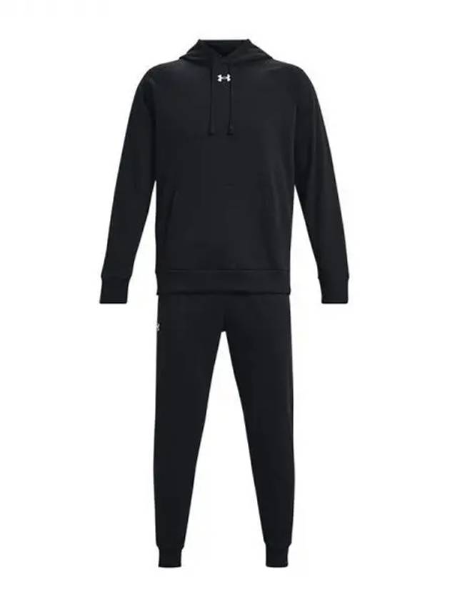 Men's UA Rival Fleece Suit Black - UNDER ARMOUR - BALAAN 1