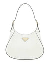 Medium Leather Shoulder Bag White - PRADA - BALAAN 3