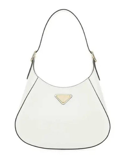 Medium Leather Shoulder Bag White - PRADA - BALAAN 2