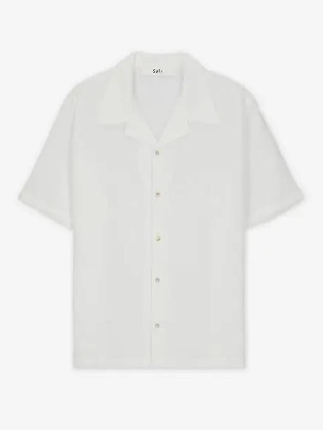 Dalian Short Sleeve Shirt Feather White DALIANFEA - SEFR - BALAAN 1