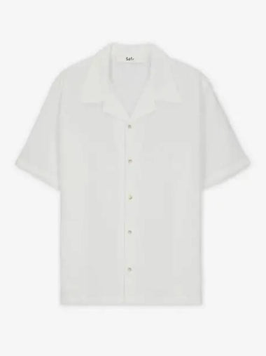 Dalian Short Sleeve Shirt Feather White DALIANFEA - SEFR - BALAAN 1