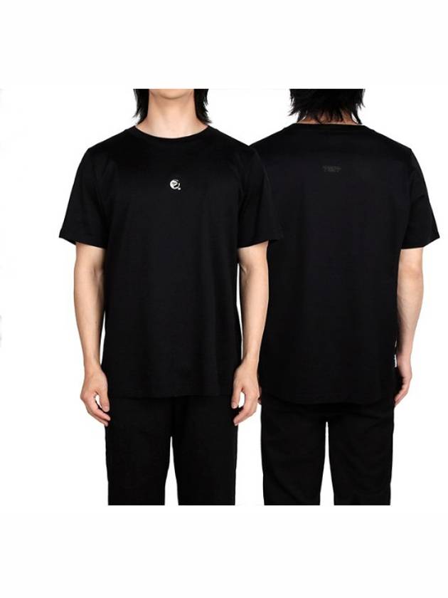 Shadow Project Logo Short Sleeve T-Shirt Black - STONE ISLAND - BALAAN 2