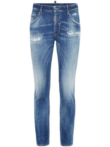 Skater Slim Fit Jeans Blue - DSQUARED2 - BALAAN 1