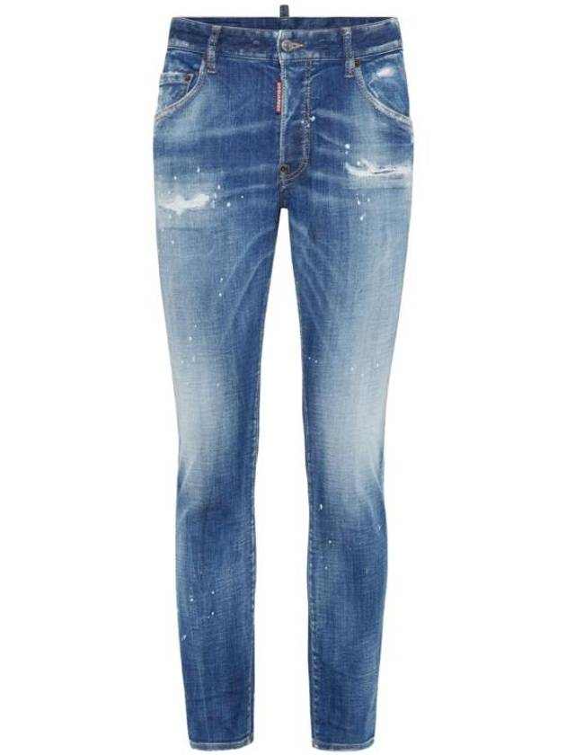 Skater Slim Fit Jeans Blue - DSQUARED2 - BALAAN 2