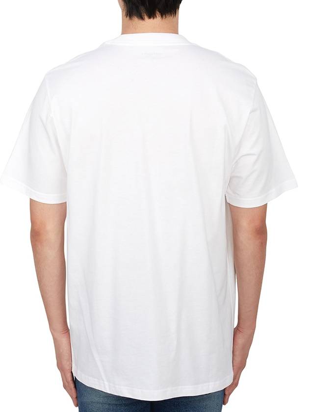 Paradise Script Short Sleeve T-Shirt White - CARHARTT WIP - BALAAN 4