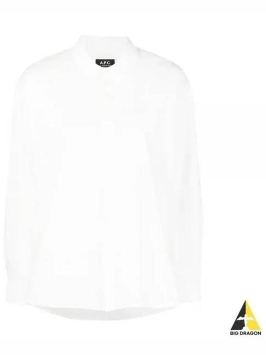 Boyfriend Long Sleeve Shirt White - A.P.C. - BALAAN 2