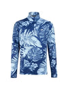 Emanuel Print Mid Layer Long Sleeve T-Shirt Blue - J.LINDEBERG - BALAAN 1