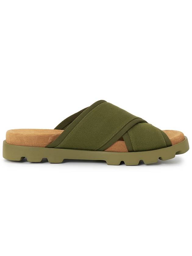 Brutus Cross Strap Sandals Green - CAMPER - BALAAN 5