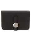 Dogon Small Card Wallet Black - HERMES - BALAAN 1