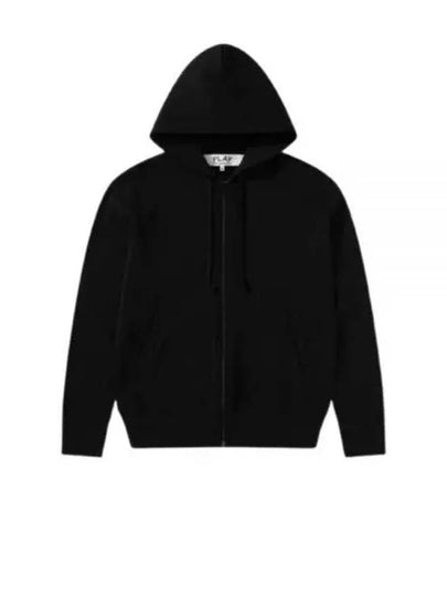 Back Heart Zip-Up Hoodie Black - COMME DES GARCONS - BALAAN 2