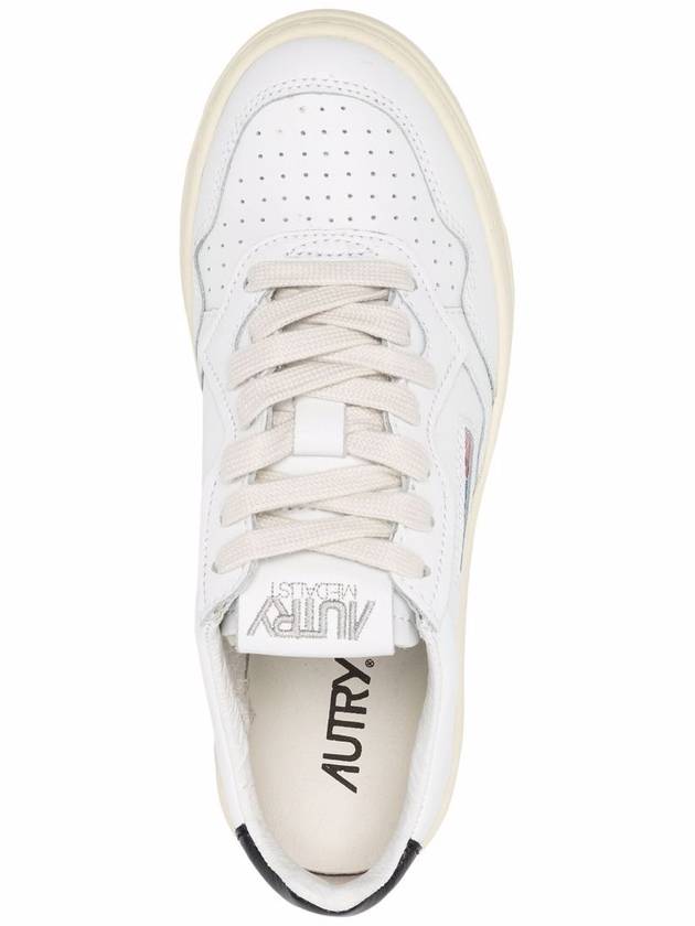 Medalist Goatskin Low Top Sneakers White - AUTRY - BALAAN 4