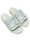 Men's Lace Up Full Slippers White - MAISON MARGIELA - BALAAN.