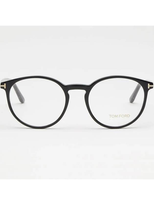 Glasses frame TF5524 001 horn rim round - TOM FORD - BALAAN 3