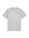 Logo Print Short Sleeve T-Shirt Light Grey Heather - PUMA - BALAAN 2