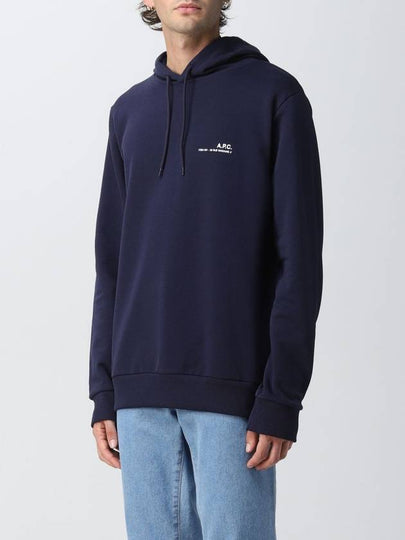 Item Logo Hoodie Navy - A.P.C. - BALAAN 2