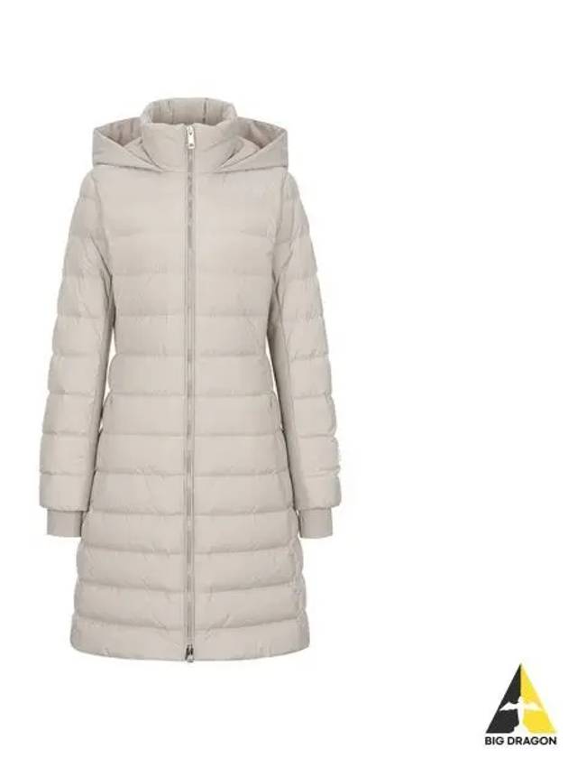 zip hood down padding cream - BURBERRY - BALAAN 2