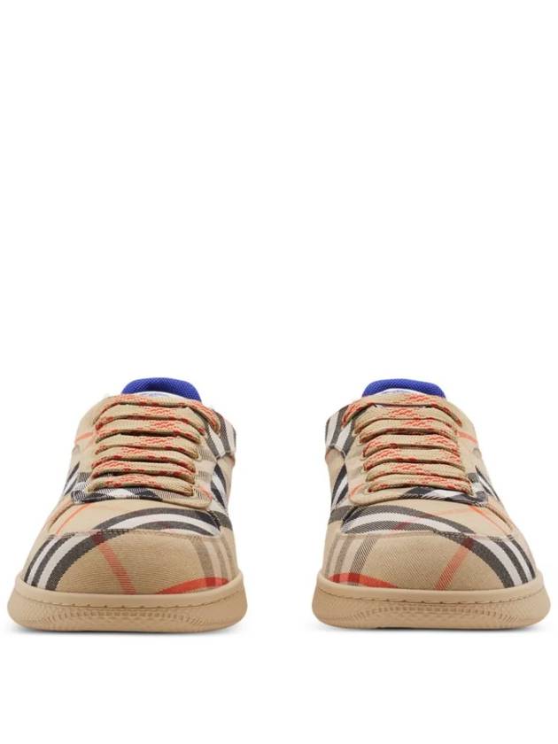 Check Terrace Low Top Sneakers Sand - BURBERRY - BALAAN 3