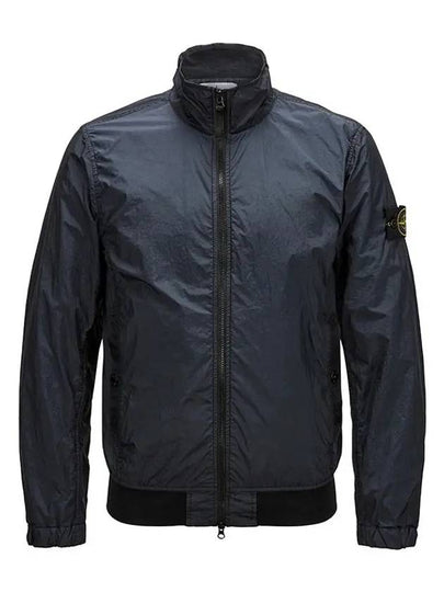 Crinkle Reps Wappen Bomber Jacket Navy - STONE ISLAND - BALAAN 2