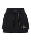 Logo A-Line Skirt Black - VIVIENNE WESTWOOD - BALAAN 2