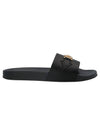 Men's Medusa Biggie Slippers Black - VERSACE - BALAAN.