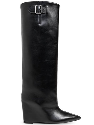 Courrèges Leather Boots, Women's, Black - COURREGES - BALAAN 1