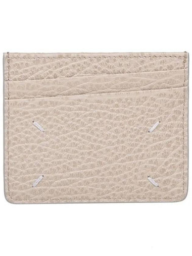 Four Stitch Card Wallet Beige - MAISON MARGIELA - BALAAN 1