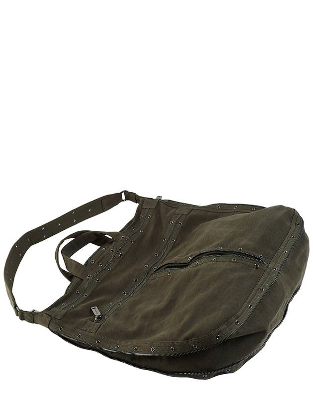 Daul Multi Hobo Shoulder Bag Deep Olive - DONIRAY - BALAAN 4