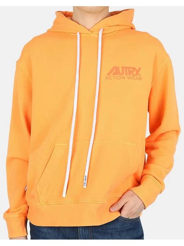 Men's Match Point Round Neck Sweatshirt Orange - AUTRY - BALAAN 2