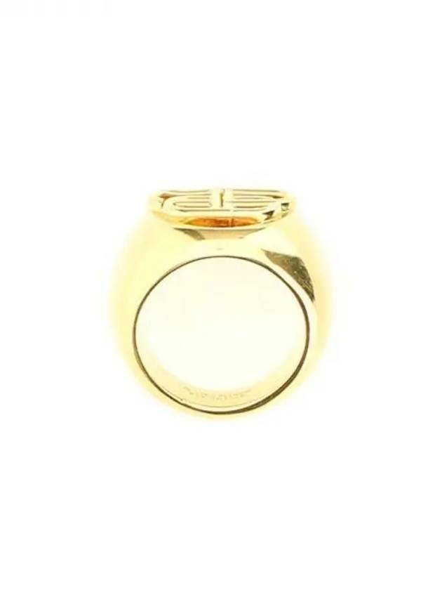 BB Signet Ring Gold - BALENCIAGA - BALAAN 2